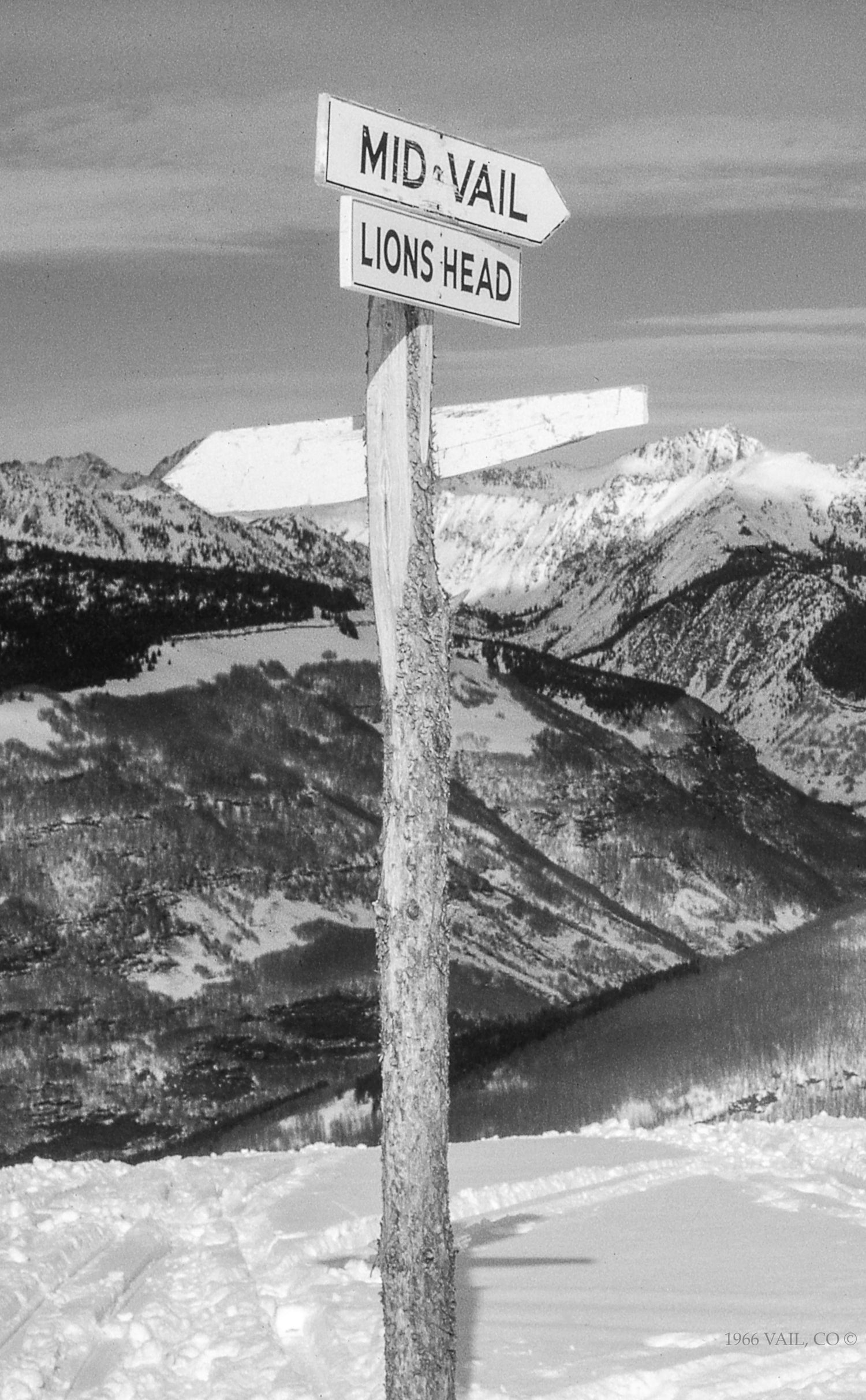 Vintage Ski Photo Vail