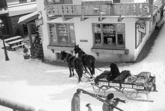 Metal Print - Bridge Street 1966 Vail, co